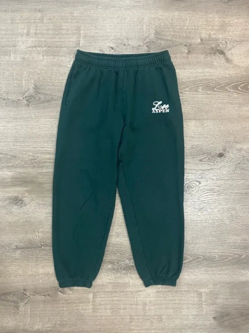 Victoria's Secret PINK Ivy Fleece Sweatpants (Deep Forest Aspen)